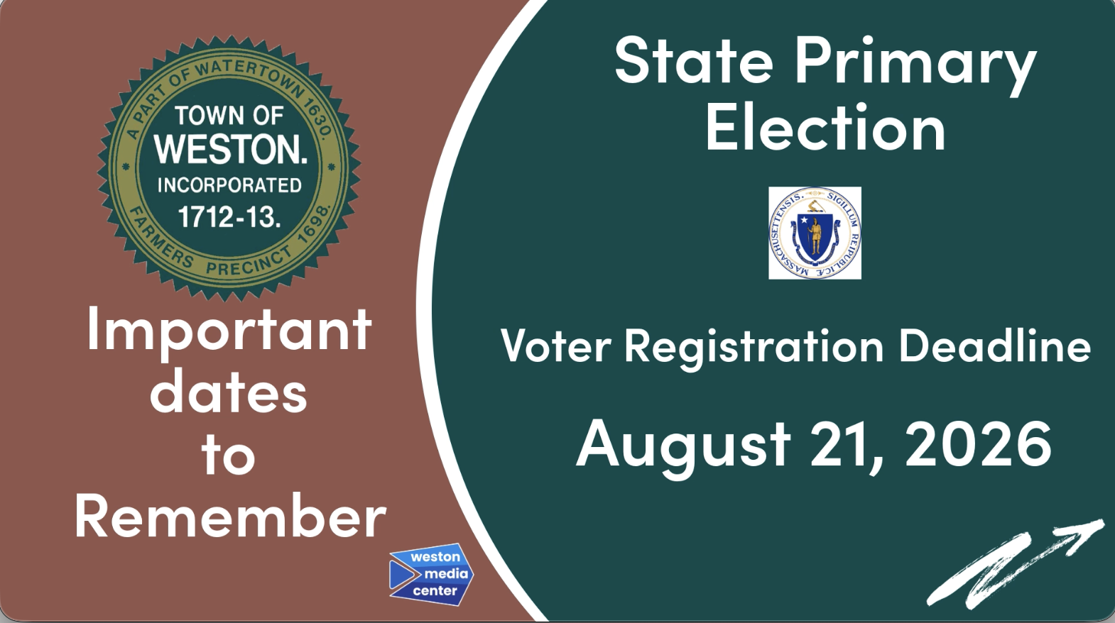 Voter Registration Deadline for State Primary Election