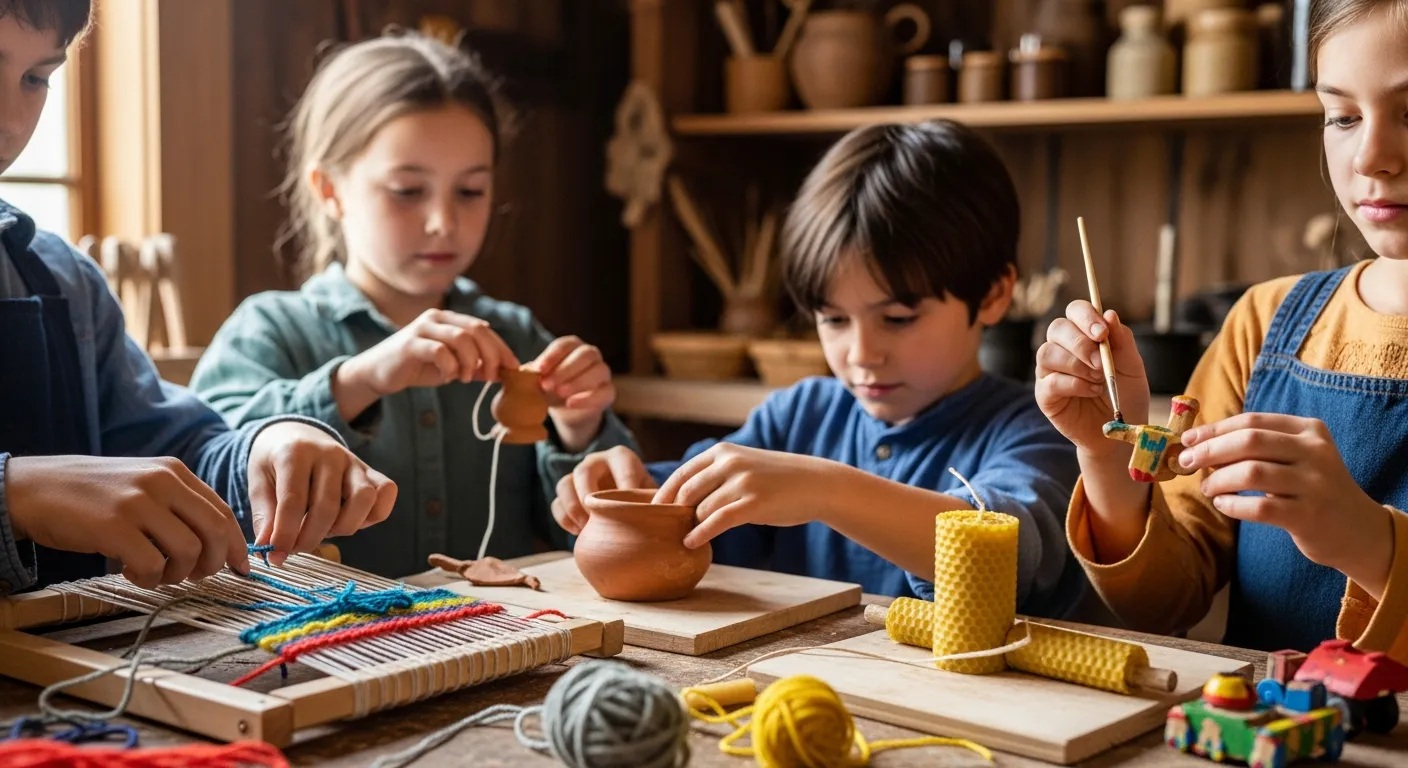 Colonial Crafts for Kids