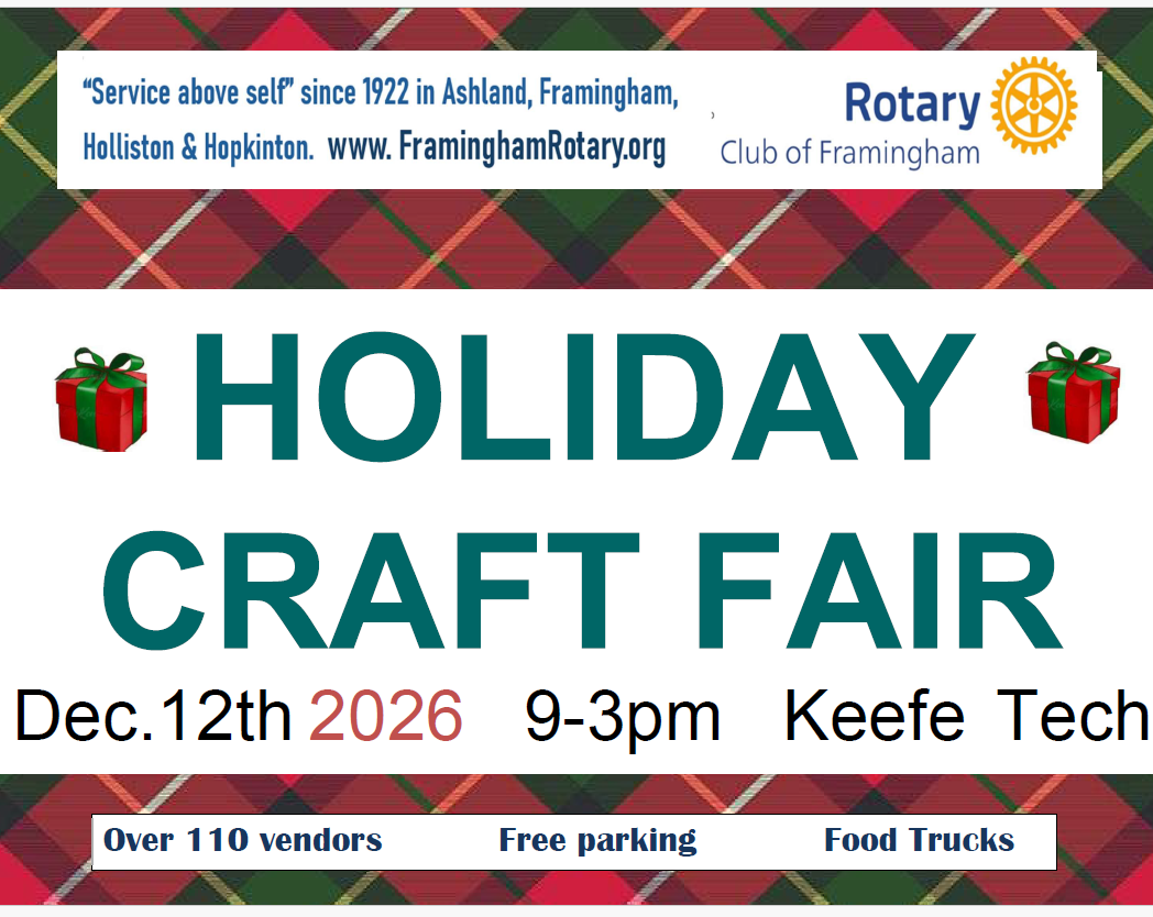 Framingham Rotary 2026 Holiday Craft Fair