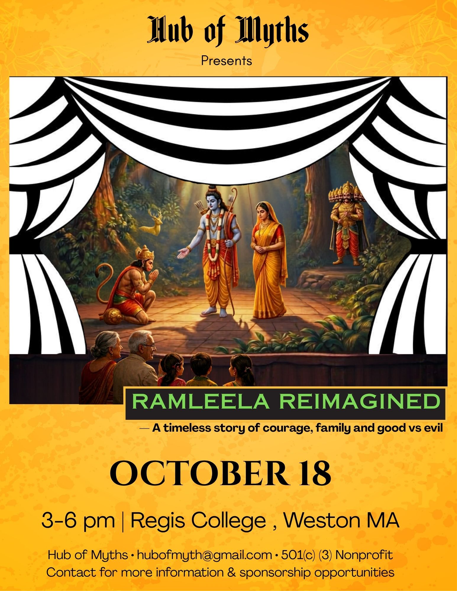 Ramleela Reimagined : An Epic Story of Courage, Family & the Triumph of Good